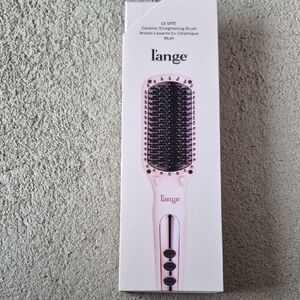 Lange Pink Ceramic Hair Straightening Brush